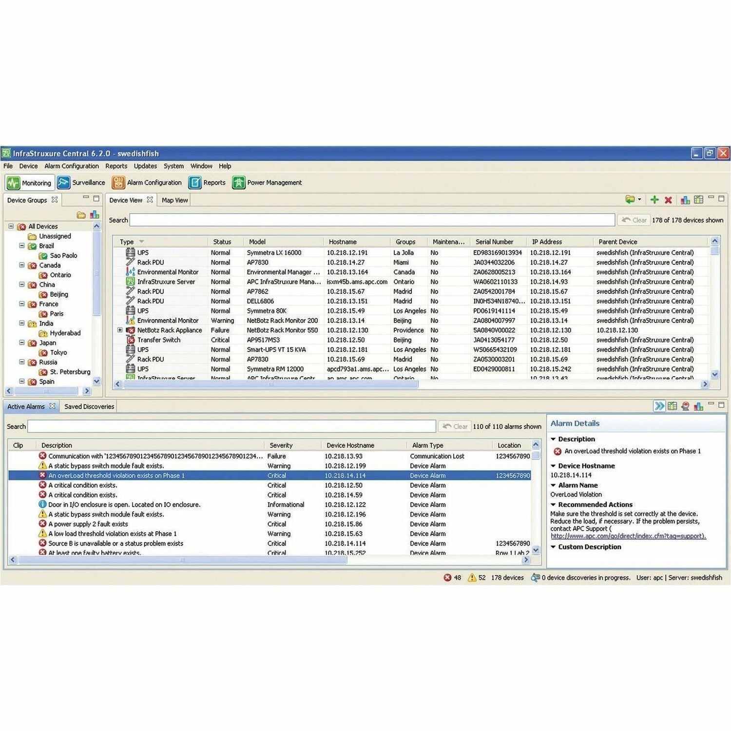 APC by Schneider Electric Infrastructure Management Equipment - AP9470