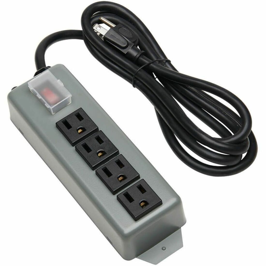 Eaton Tripp Lite Series Industrial Power Strip, 4-Outlet, 6 ft. (1.8 m) Cord, Locking Switch Cover - UL603CB-6