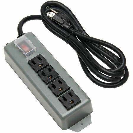 Eaton Tripp Lite Series Industrial Power Strip, 4-Outlet, 6 ft. (1.8 m) Cord, Locking Switch Cover - UL603CB-6