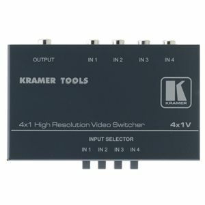 Kramer 4X1V 4-Port Video Switch - 4X1V