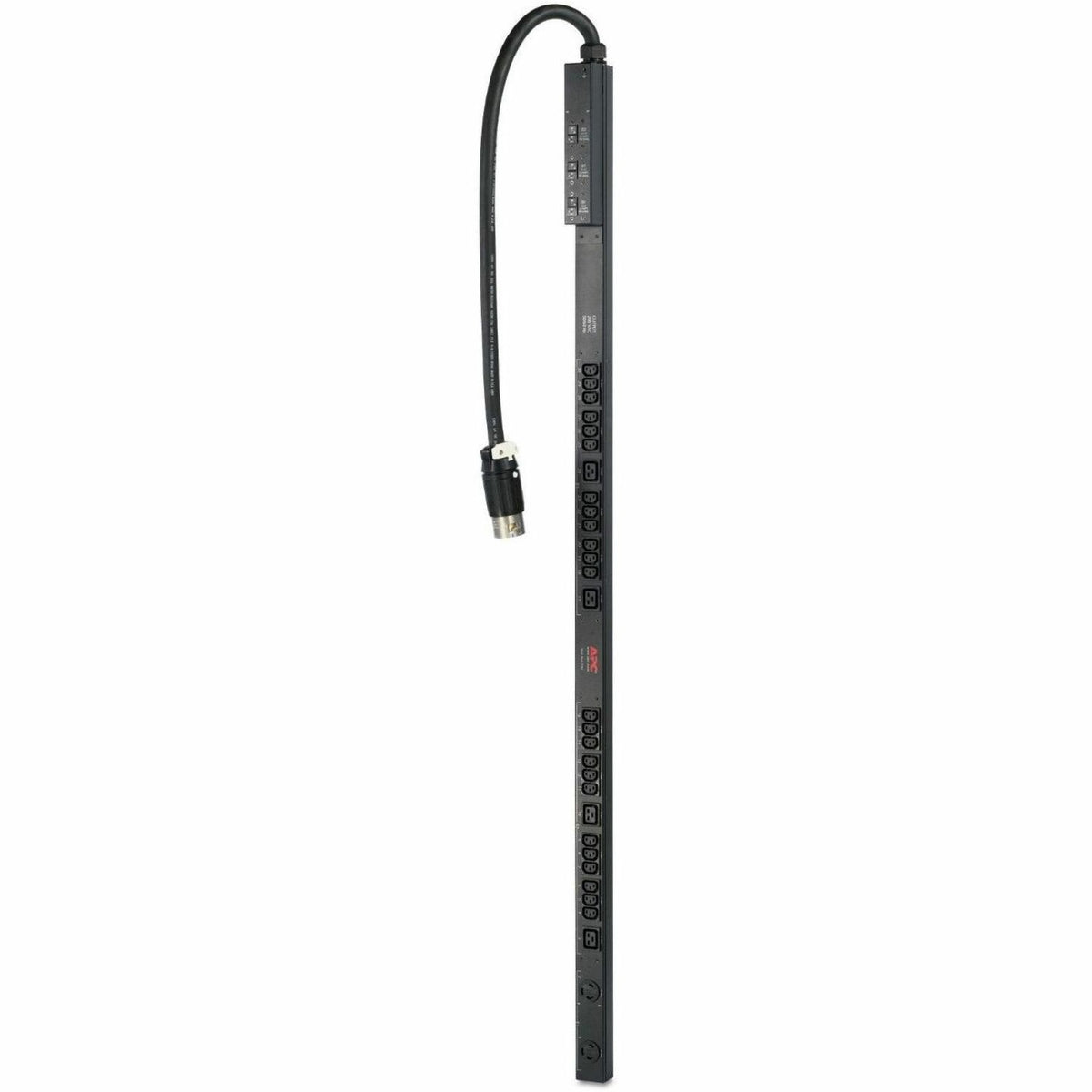 APC NetShelter Basic Rack PDU, Zero U, 14.4kW, 208V, 24 C13, 4 C19, 2 NEMA L6-30R outlet, 3ft input Cord - AP7569