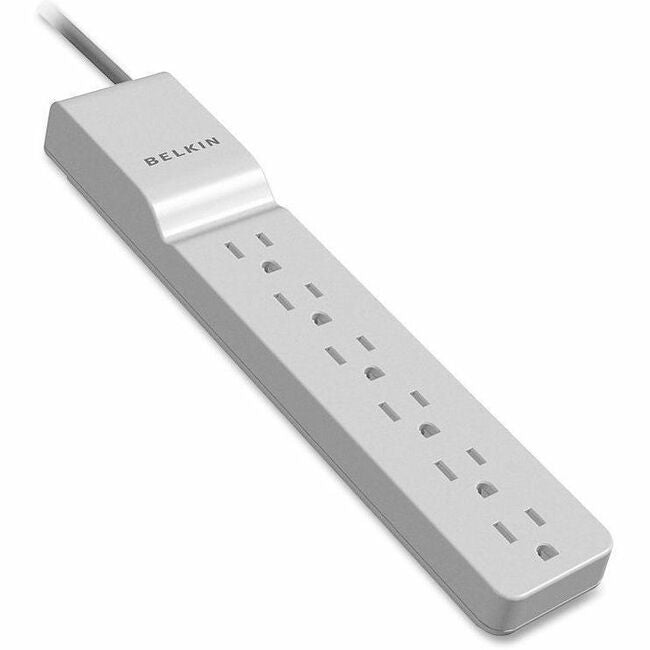 Belkin 6 Outlet Home and Office Power Strip Surge Protector with 4ft Power Cord - 720 Joules - 1875 Watts - BE106000-04