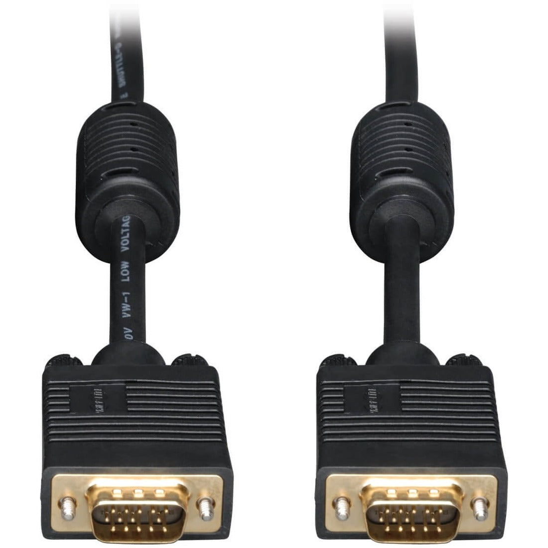 Tripp Lite by Eaton 15ft SVGA / VGA Coax Monitor Cable with RGB High Resolution HD15 M/M 15' - P502-015