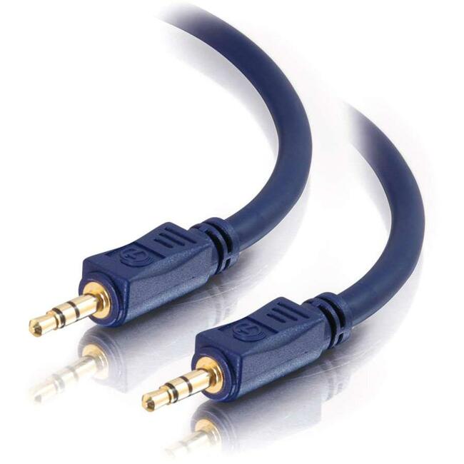 C2G 12ft Velocity 3.5mm M/M Stereo Audio Cable - 40603