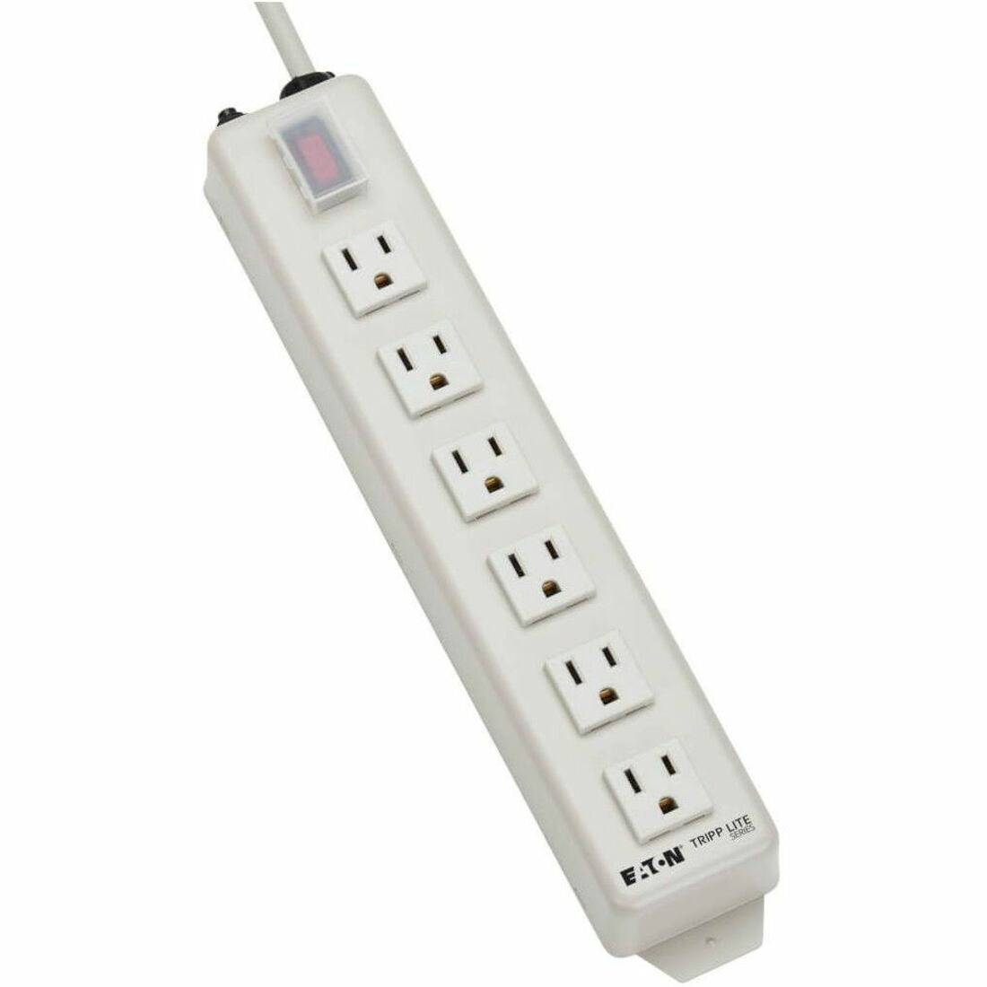 Eaton Tripp Lite Series Power It! 6-Outlet Power Strip, 15 ft. (4.57 m) Cord, 5-15P, Metal Housing - TLM615NC