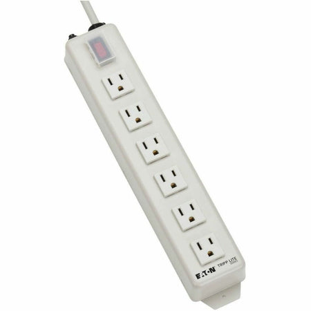 Eaton Tripp Lite Series Power It! 6-Outlet Power Strip, 15 ft. (4.57 m) Cord, 5-15P, Metal Housing - TLM615NC