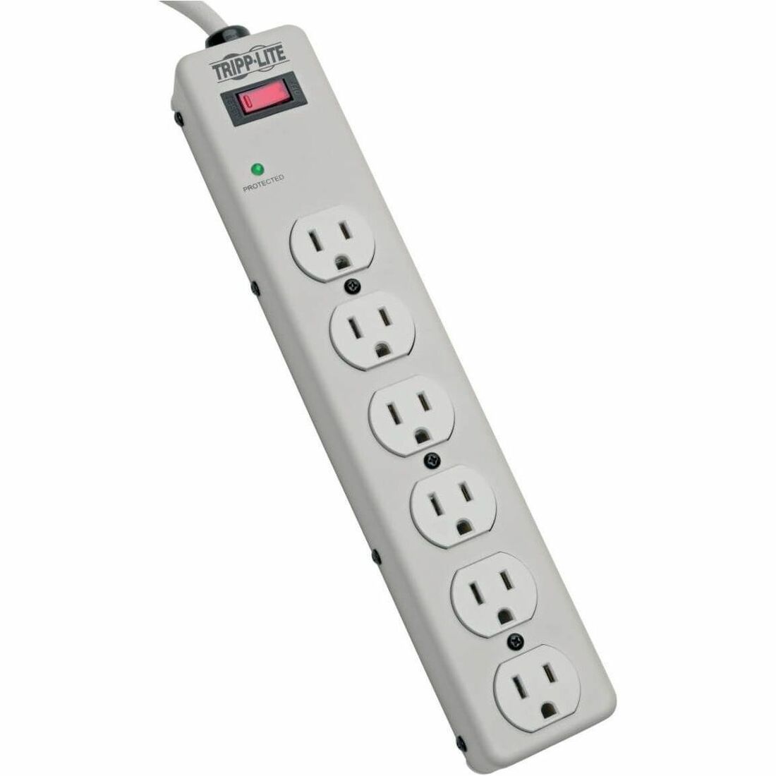 Eaton Tripp Lite Series Protect It! 6-Outlet Surge Protector, 6 ft. (1.83 m) cord, 1340 Joules, Diagnostic LED - TLM606HJ