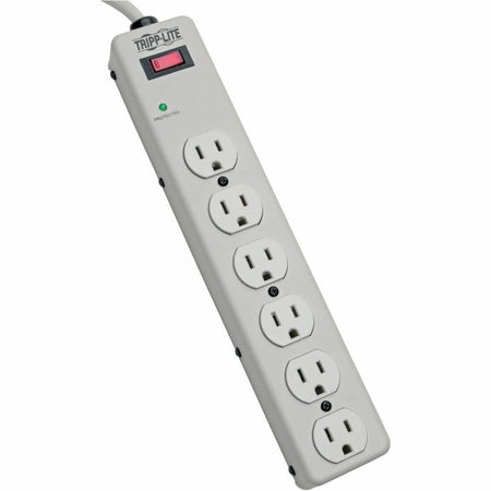 Eaton Tripp Lite Series Protect It! 6-Outlet Surge Protector, 6 ft. (1.83 m) cord, 1340 Joules, Diagnostic LED - TLM606HJ