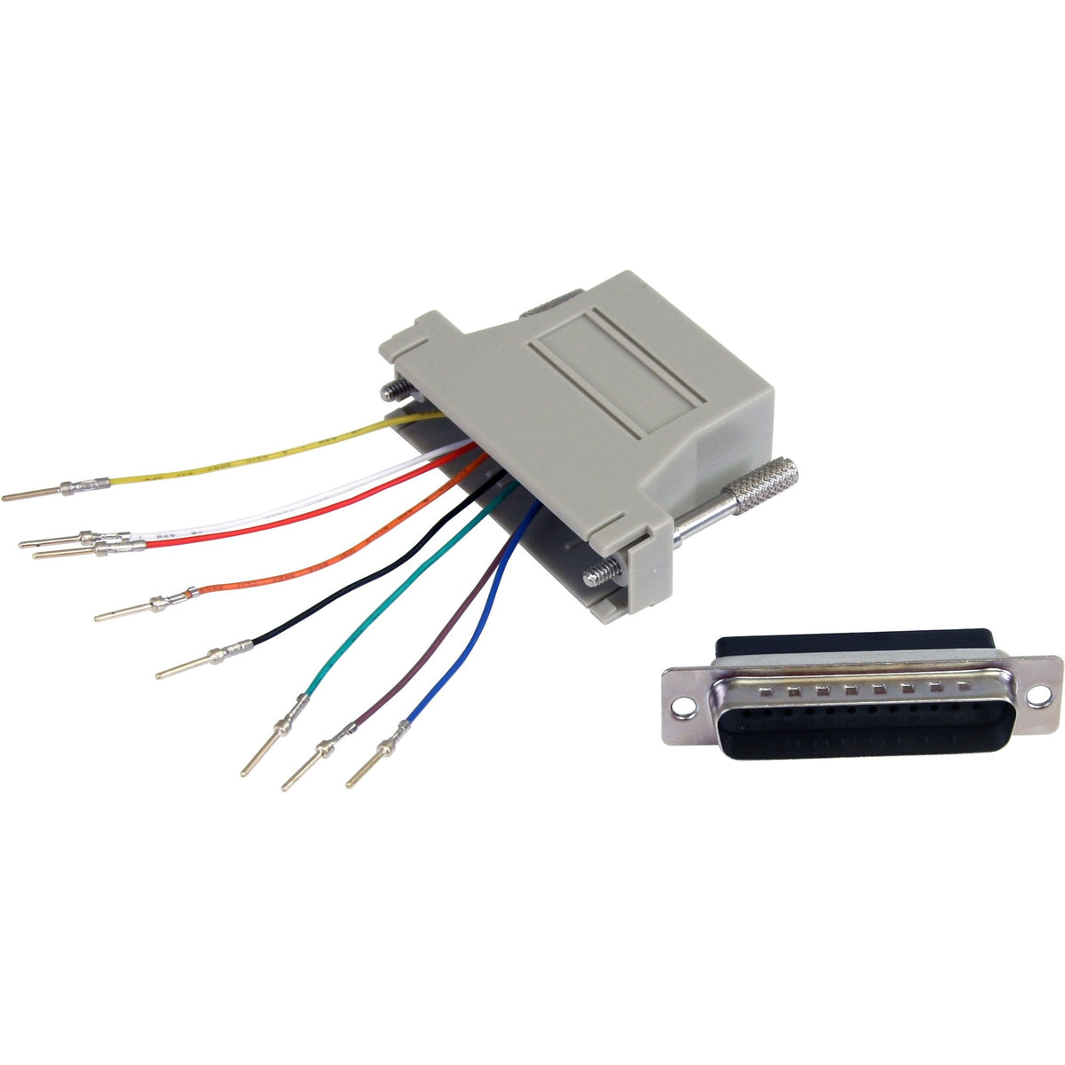 StarTech.com DB25 to RJ45 Modular Adapter - Serial adapter - DB-25 (M) - RJ-45 (F) - GC258MF