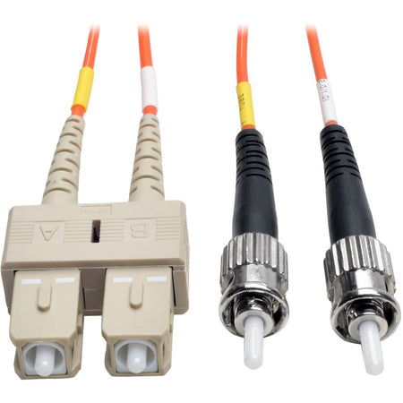 Tripp Lite by Eaton 2M Duplex Multimode 50/125 Fiber Optic Patch Cable SC/ST 6' 6ft 2 Meter - N504-02M