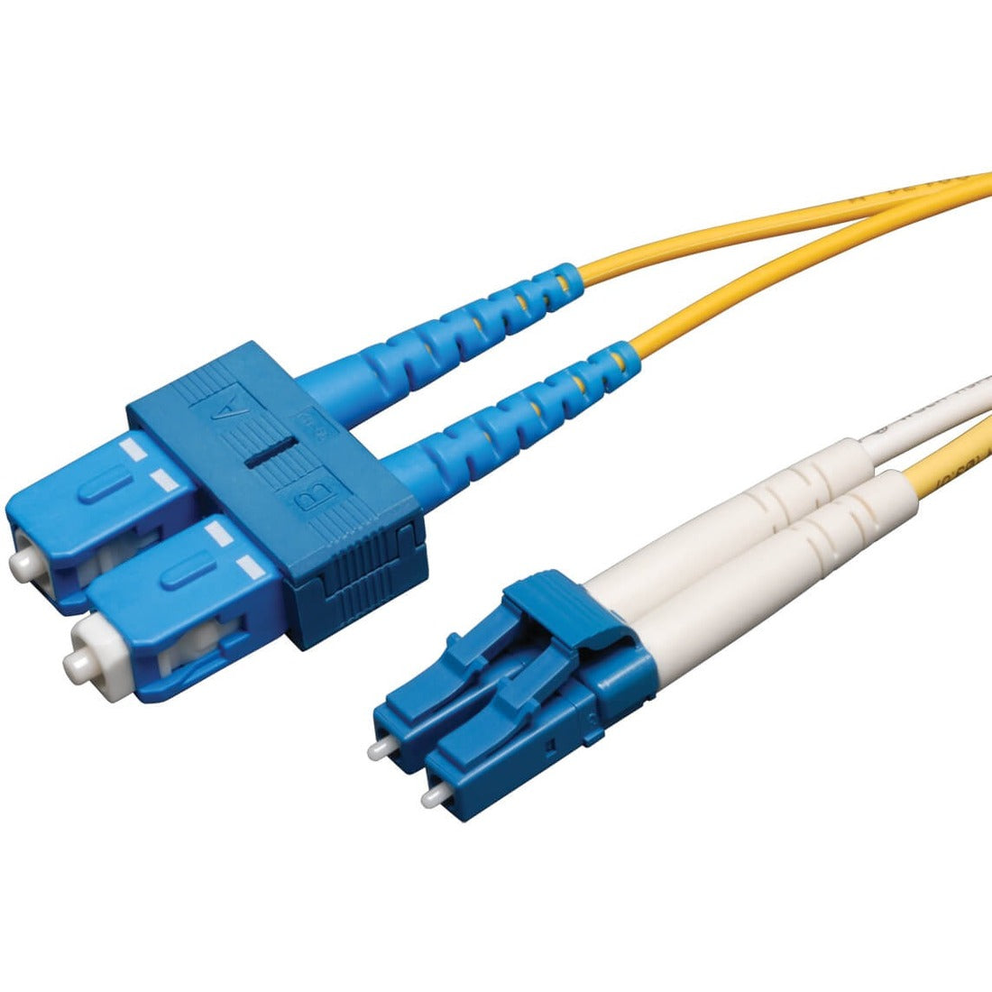 Tripp Lite by Eaton 3M Duplex Singlemode 9/125 Fiber Optic Patch Cable LC/SC 10' 10ft 3 Meter - N366-03M
