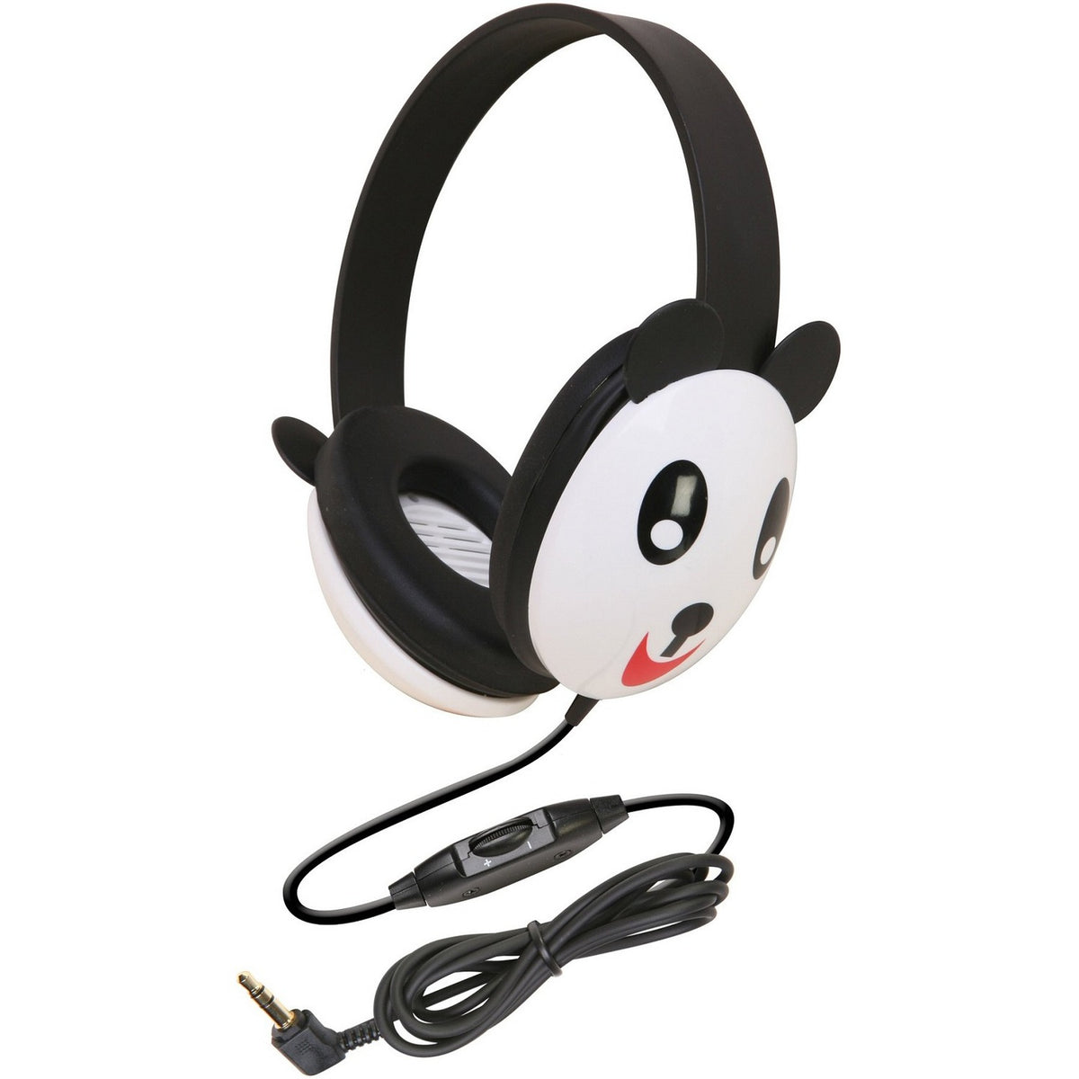 Califone Kids Stereo Wired 3.5mm Headphone Panda - 2810-pa