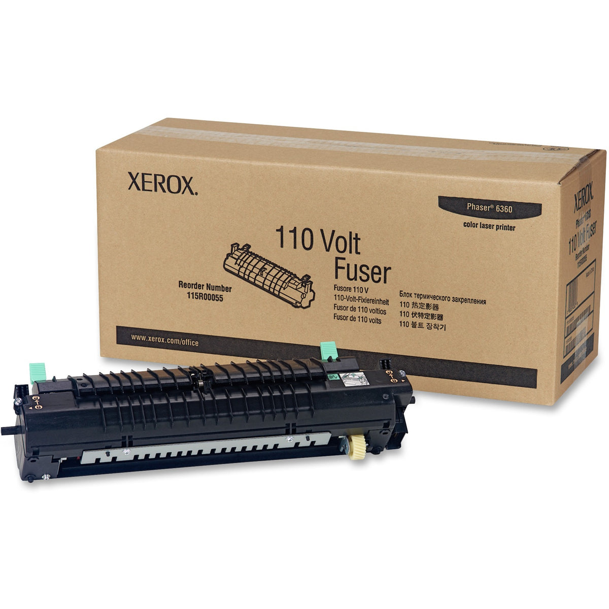 Xerox 110V Fuser For Phaser 6360 Printer - 115R00055