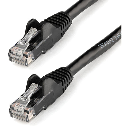 StarTech.com 3ft CAT6 Ethernet Cable - Black Snagless Gigabit - 100W PoE UTP 650MHz Category 6 Patch Cord UL Certified Wiring/TIA - N6PATCH3BK