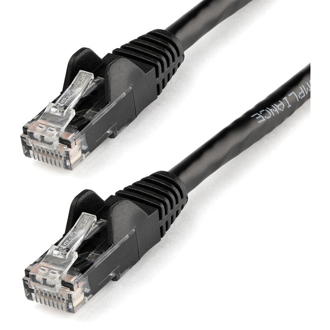 StarTech.com 10ft CAT6 Ethernet Cable - Black Snagless Gigabit - 100W PoE UTP 650MHz Category 6 Patch Cord UL Certified Wiring/TIA - N6PATCH10BK