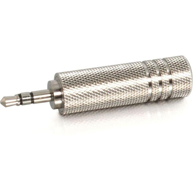 C2G 3.5mm Stereo Male to 6.3mm (1/4in) Stereo Female Adapter - 40636
