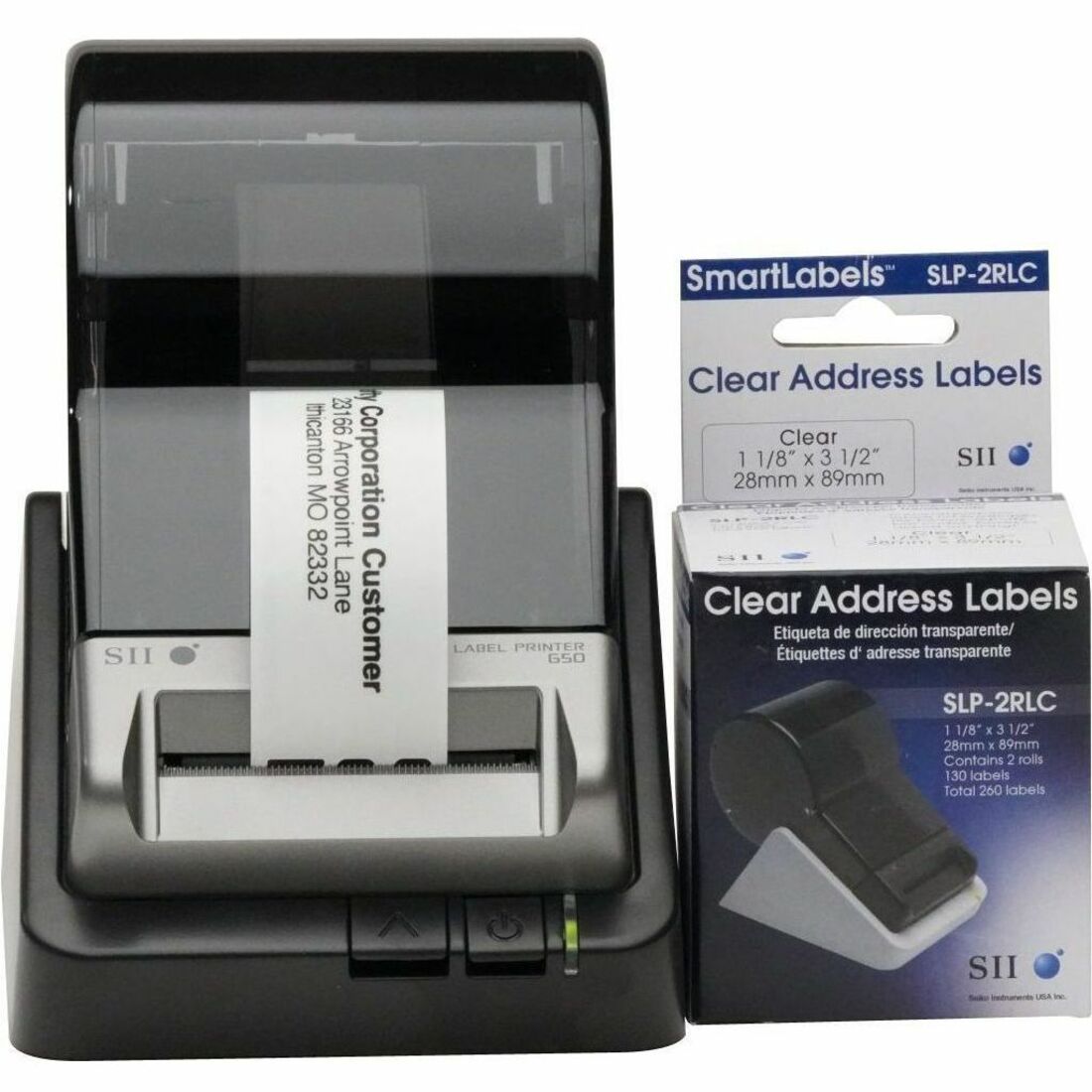 Seiko SLP-2RLC Clear Address Label - SLP-2RLC