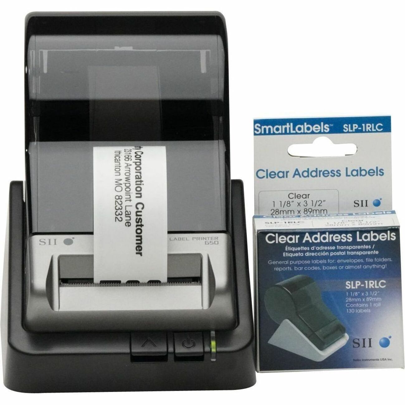 Seiko Clear Address Labels - SLP-1RLC