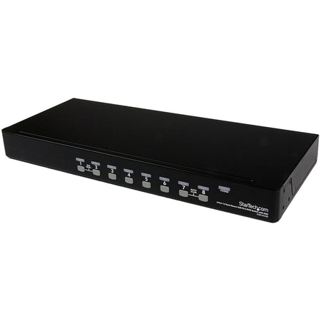 StarTech.com 8 Port 1U Rackmount USB PS/2 KVM Switch with OSD - SV831DUSB