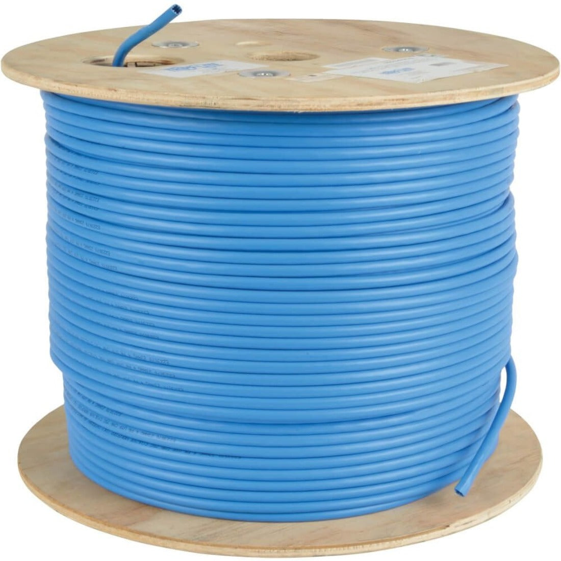 Tripp Lite by Eaton Cat5e 350 MHz Solid Core (UTP) PVC Bulk Ethernet Cable - Blue 1000 ft. (304.8 m) TAA - N022-01K-BL