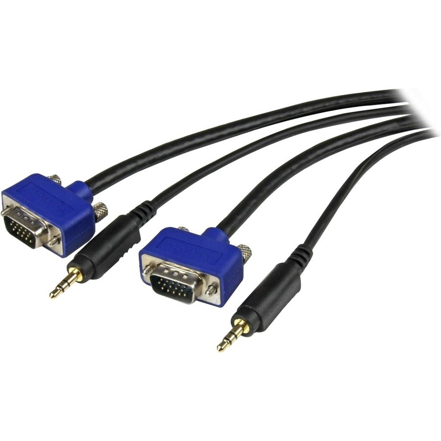 StarTech.com 6 ft Coax High Resolution Monitor VGA Cable w/ Audio - HD15 M/M - MXTHQMM6A