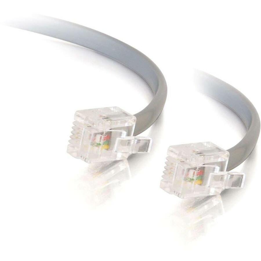 C2G 75ft RJ11 Modular Telephone Cable - 09594