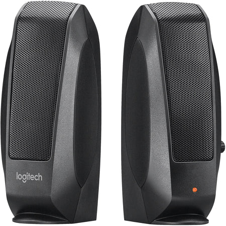 Logitech S-120 2.0 Speaker System - 2.30 W RMS - Black - 980-000012