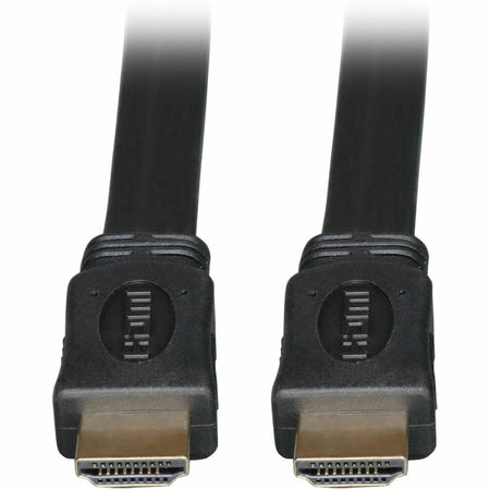 Eaton Tripp Lite Series High-Speed HDMI Flat Cable, Digital Video with Audio, UHD 4K (M/M), Black, 3 ft. (0.91 m) - P568-003-FL