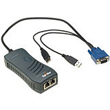 Lantronix SecureLinx Spider 1-Port Remote KVM over IP Extender - SLS200PS2X0-01