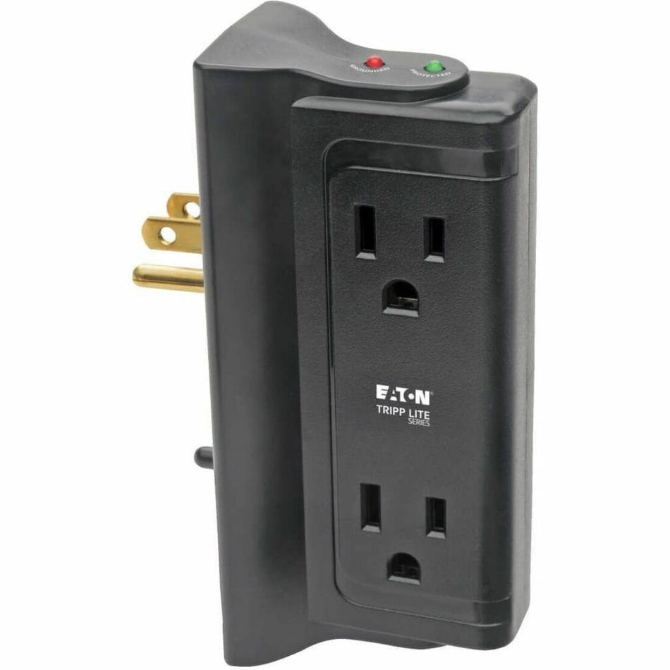 Eaton Tripp Lite Series Protect It! Surge Protector with 4 Side-Mounted Outlets , Direct Plug-In, 720 Joules - TLP4BK