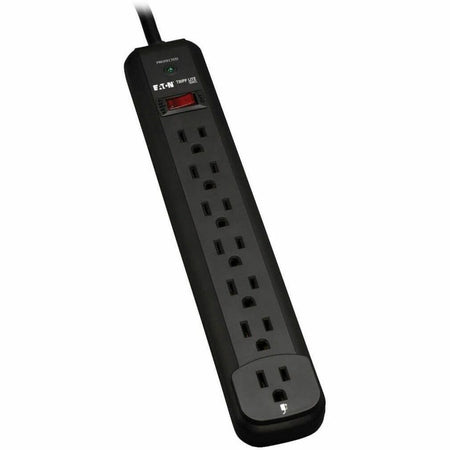 Tripp Lite by Eaton Protect It! 7-Outlet Surge Protector 12 ft. Cord 1080 Joules Diagnostic LED Black Housing - TLP712B