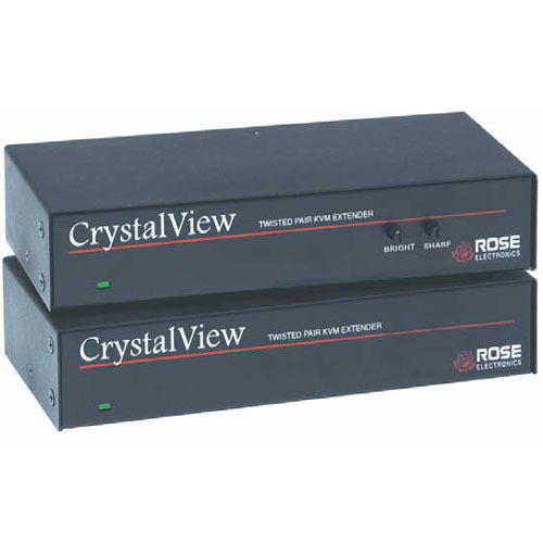 Rose Electronics CrystalView CAT5 Single KVM Extender with Audio - CRK-1P/AUD