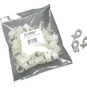 C2G .25in Nylon Cable Clamp - 50pk - 43049