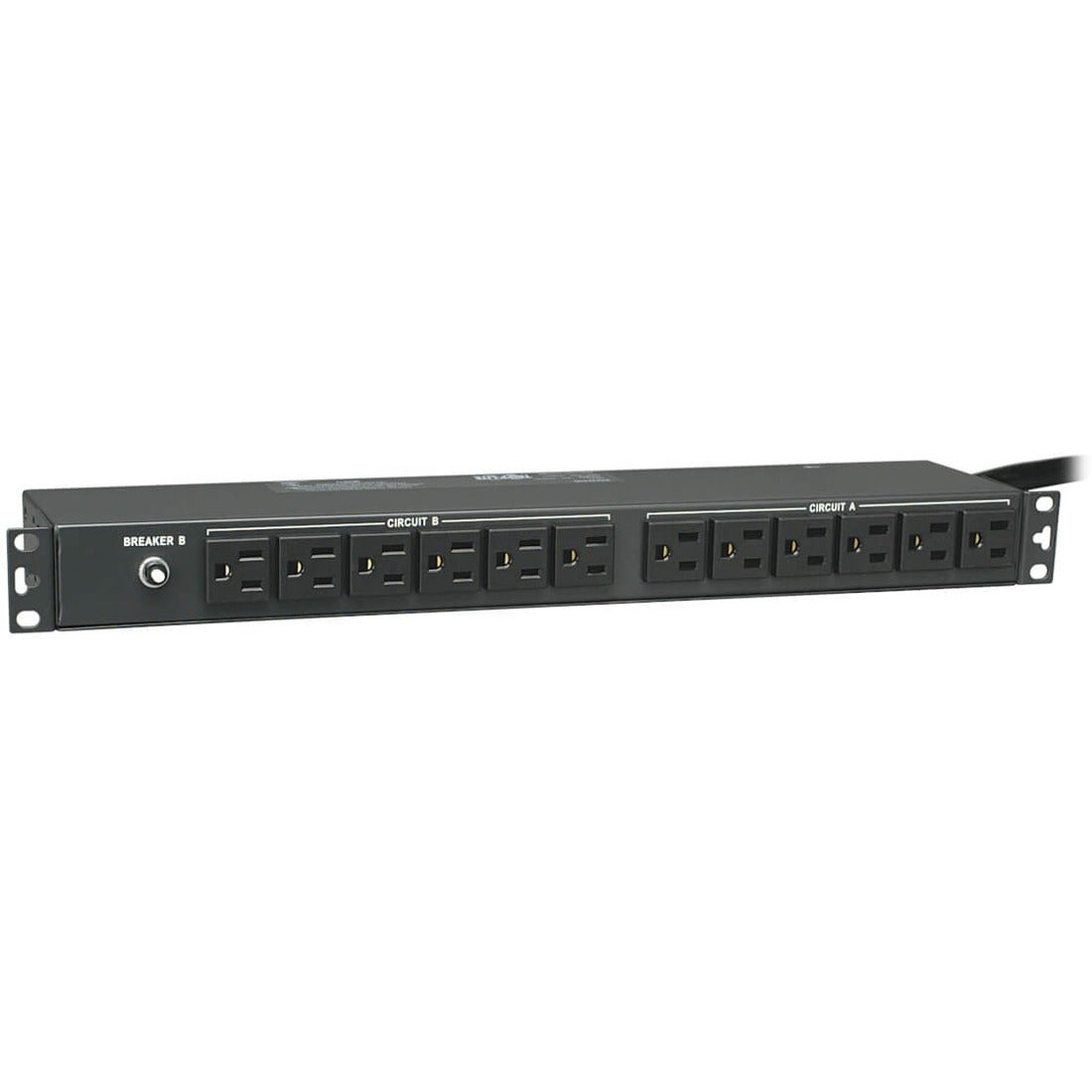 Tripp Lite by Eaton 2.9kW Single-Phase 120V Basic PDU, 24 NEMA 5-15R Outlets, NEMA L5-30P Input, 15 ft. (4.57 m) Cord, 1U Rack-Mount - PDU2430