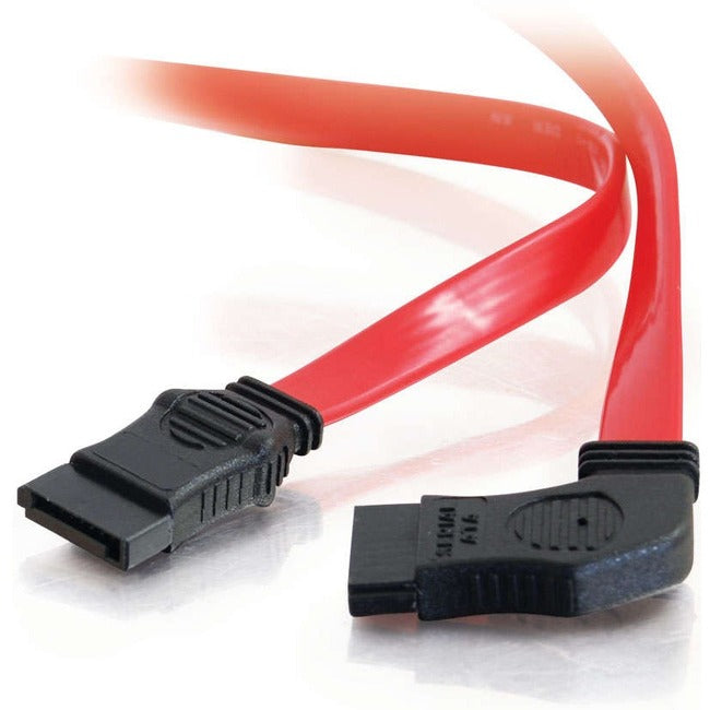 C2G 36in 7-pin 180&deg; to 90&deg; 1-Device Side Serial ATA Cable - 10187