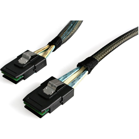 StarTech.com 50cm Internal Mini-SAS Cable SFF-8087 To SFF-8087 & Sideband - Serial Attached SCSI (SAS) internal cable - with Sidebands - 4-Lane - 36 pin 4i Mini MultiLane - 36 pin 4i Mini MultiLane - 50 cm - SAS878750