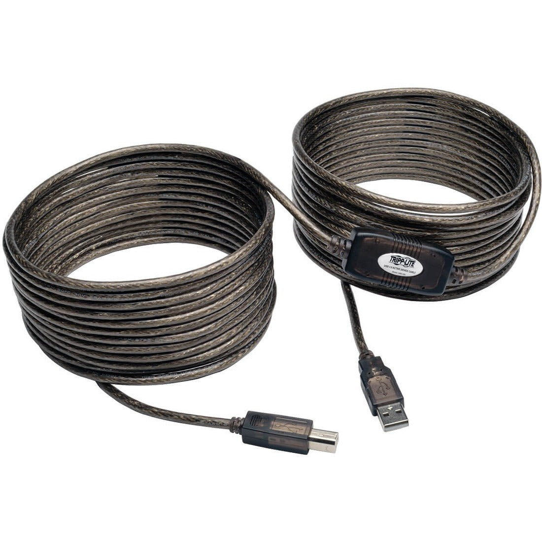 Tripp Lite by Eaton 36ft USB 2.0 Hi-Speed A/B Active Repeater Cable Male/Male 36' - U042-036