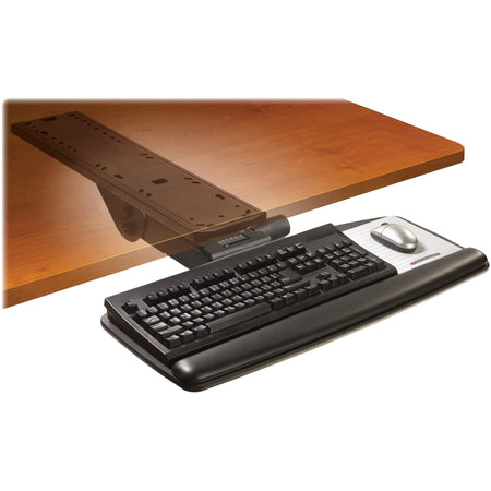 3M Easy Adjust Keyboard Tray with Standard Keyboard and Mouse Platform - AKT90LE