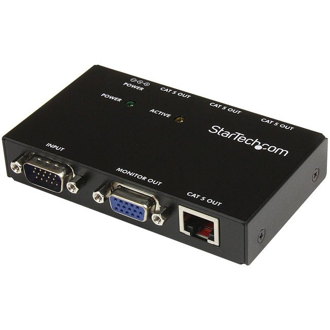 StarTech.com 4 Port VGA Over CAT5 Video Extender - 450ft (150m) - ST1214T