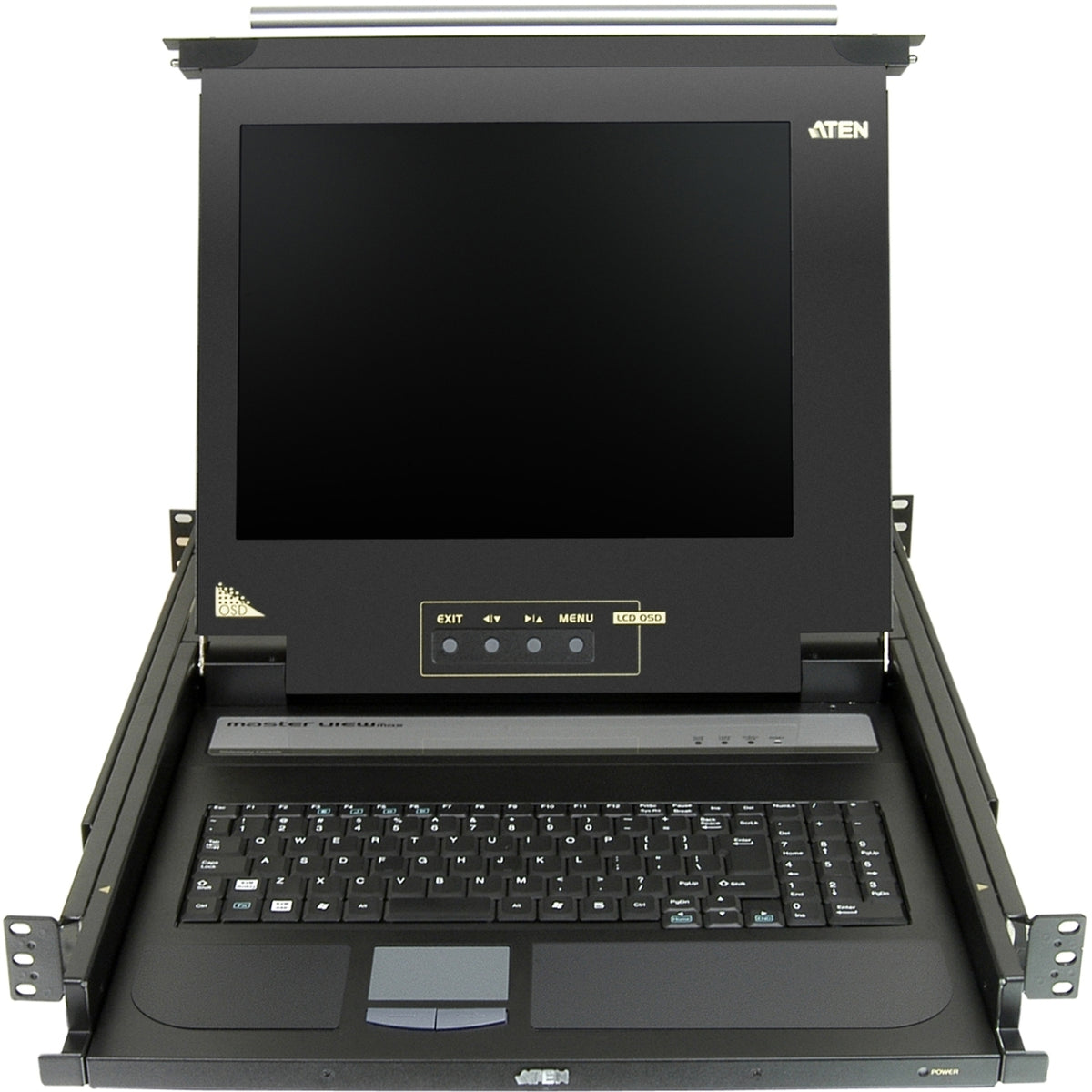 Aten 17" Single-Rail LCD Integrated Console-TAA Compliant - CL1000M