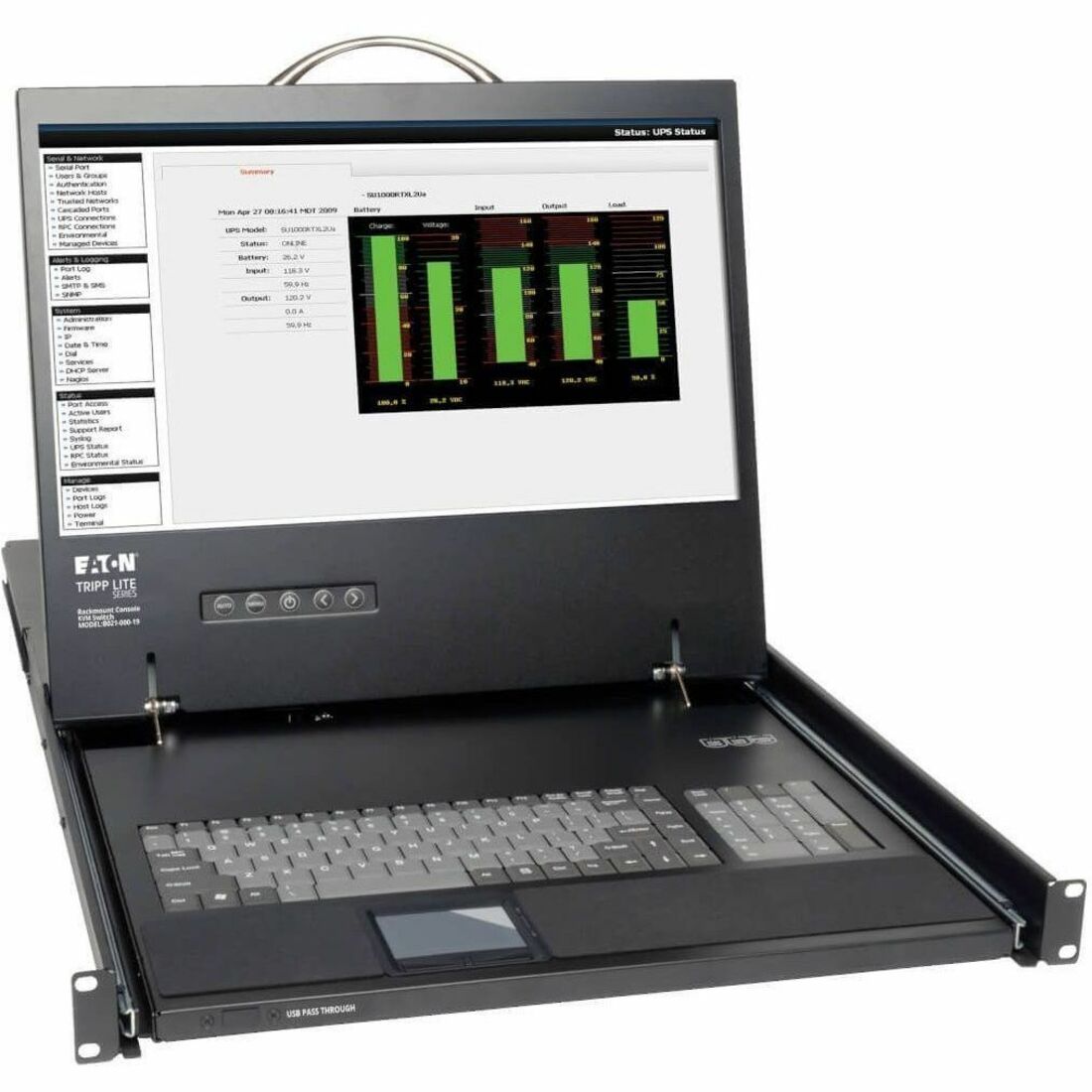 Tripp Lite by Eaton Rack Console KVM Cable Kit w/ 19" LCD PS/2 1U TAA GSA - B021-000-19