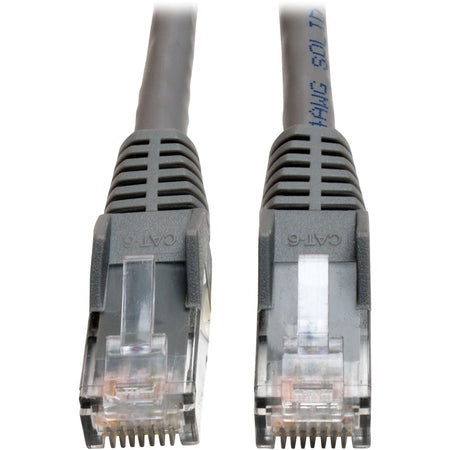 Tripp Lite by Eaton Cat6 Gigabit Snagless Molded Plenum-Rated (UTP) Ethernet Cable (RJ45 M/M) PoE Gray 100 ft. (30.5 m) - N201-100-GY-P