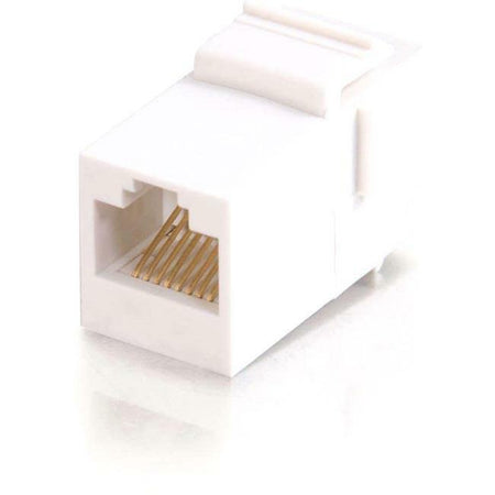 C2G RJ45 (8P8C) Coupler Keystone Insert Module - White - 03677