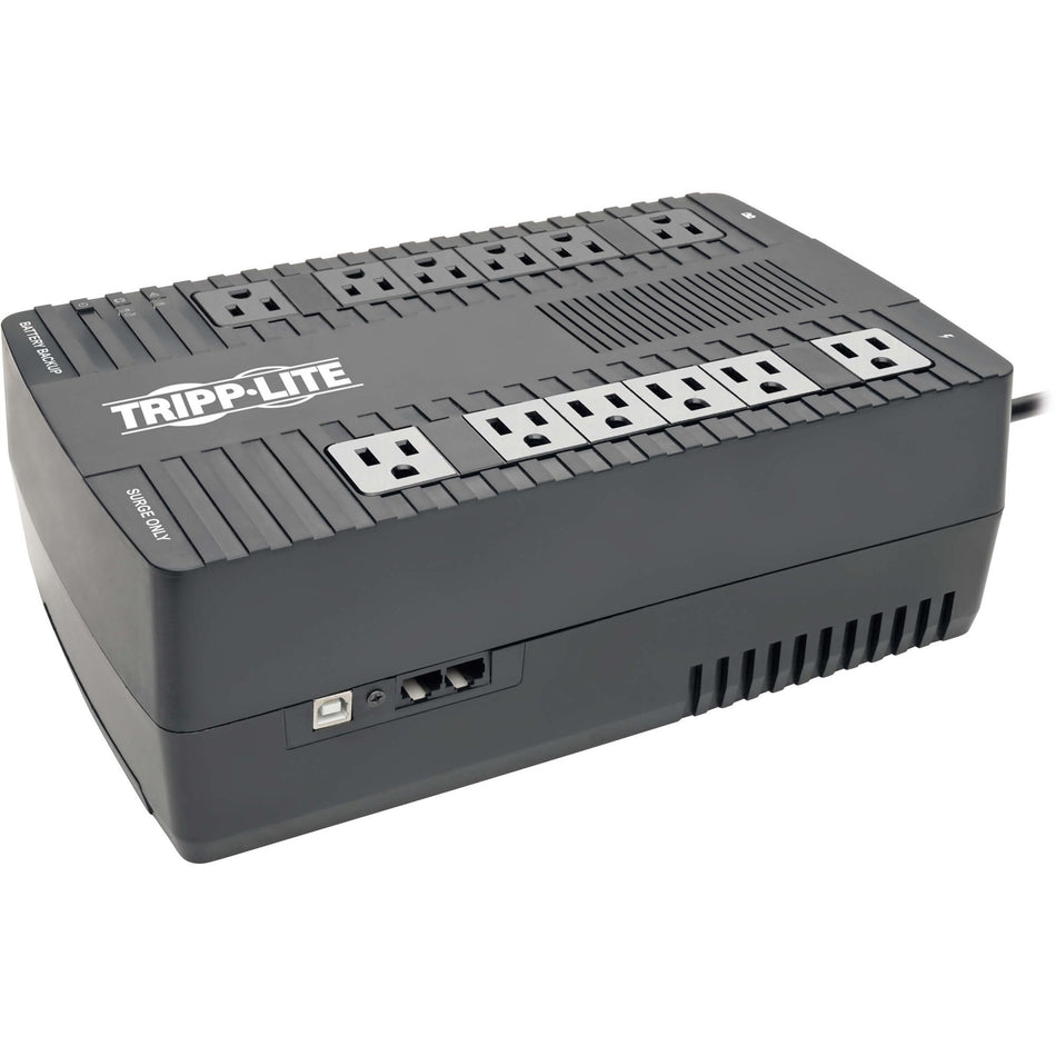 Tripp Lite by Eaton UPS 900VA 480W Line-Interactive UPS - 12 NEMA 5-15R Outlets AVR 120V 50/60 Hz USB Desktop/Wall Mount - AVR900U