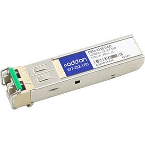 AddOn D-Link DEM-315GT Compatible TAA Compliant 1000Base-ZX SFP Transceiver (SMF, 1550nm, 80km, LC) - DEM-315GT-AO