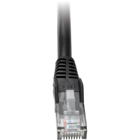 Tripp Lite by Eaton Cat6 Gigabit Snagless Molded (UTP) Ethernet Cable (RJ45 M/M) PoE Black 2 ft. (0.61 m) - N201-002-BK