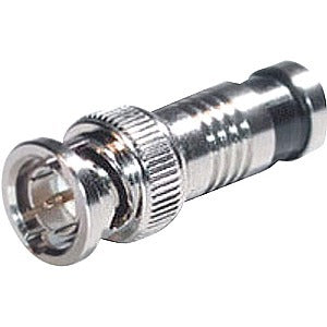 C2G RG6 Compression BNC Connector - 10pk - 41125