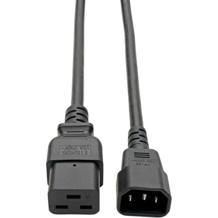 Tripp Lite by Eaton Power Cord C19 to C14 - Heavy-Duty 15A 250V 14 AWG 10 ft. (3.05 m) Black - P047-010
