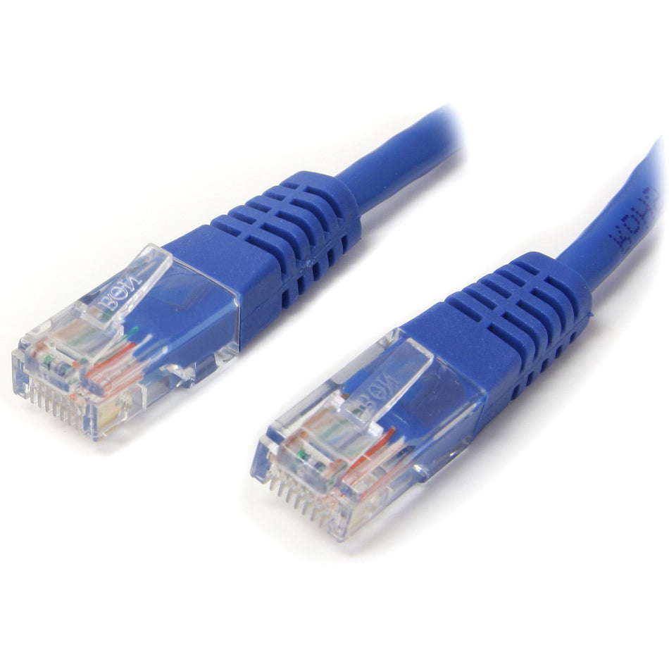 StarTech.com 30 ft Blue Molded Cat5e UTP Patch Cable - M45PATCH30BL