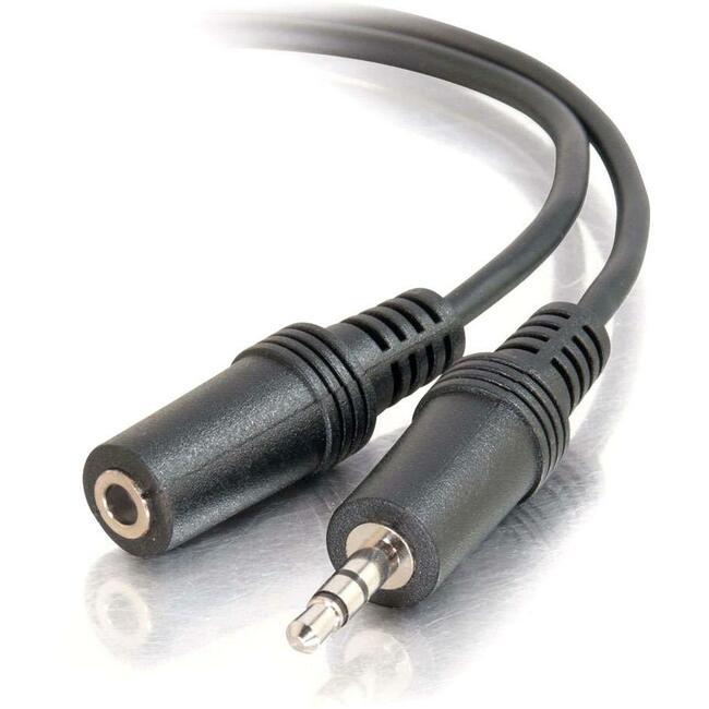 C2G 1.5ft 3.5mm M/F Stereo Audio Extension Cable - 40405